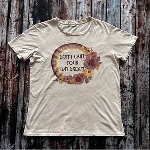 Altr’d State Cream Floral Don’t Quit Your Daydream Graphic Tee